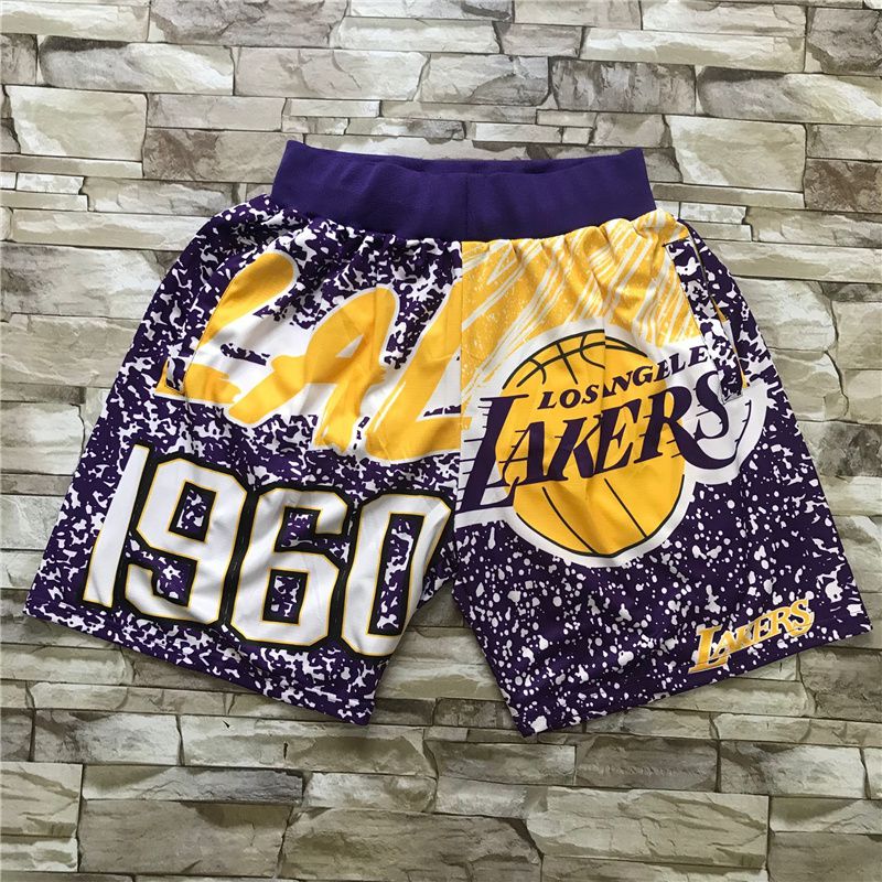Men NBA Los Angeles Lakers Shorts 2021618->brooklyn nets->NBA Jersey